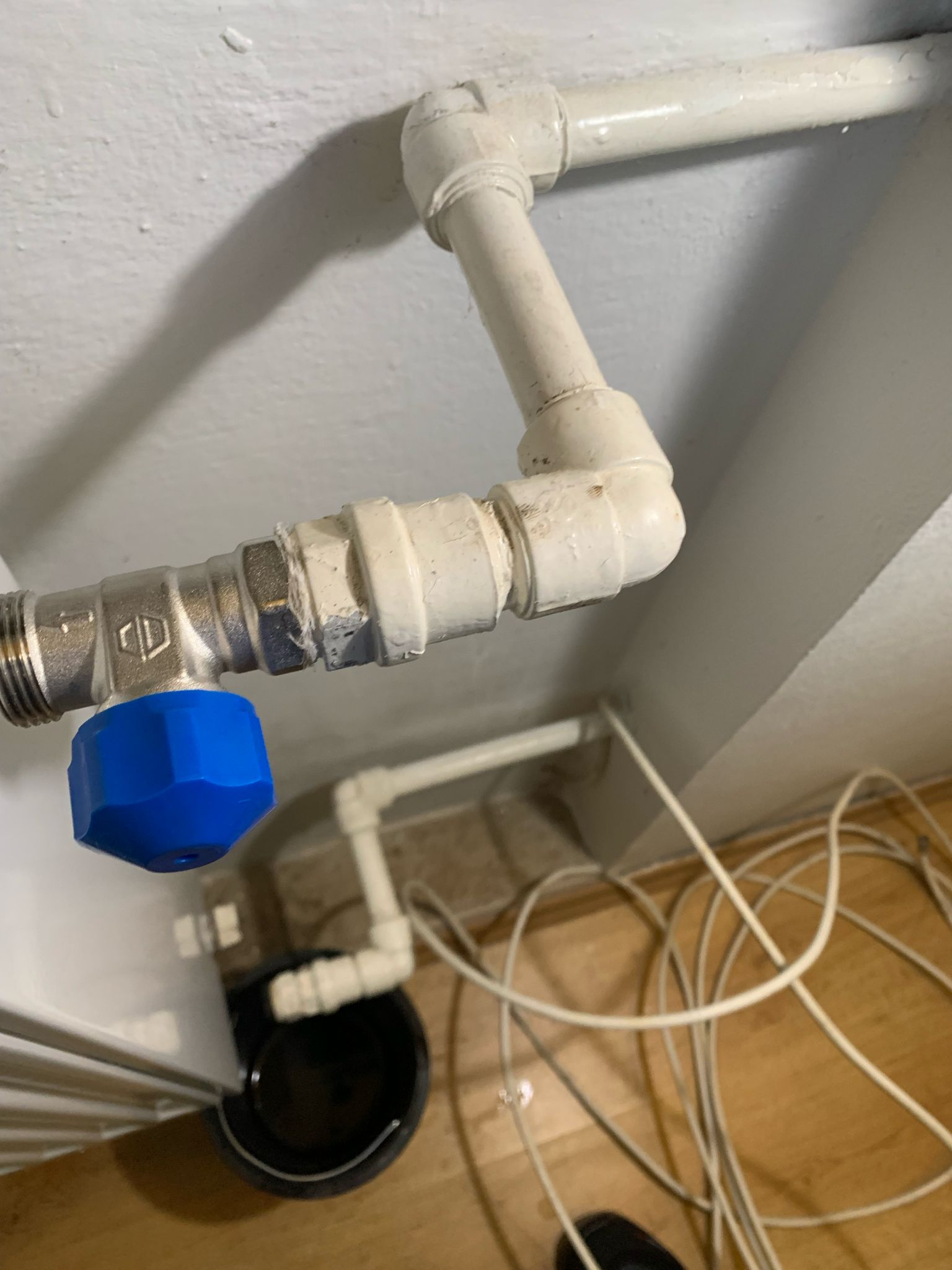 Detail ventilu pri radiátore